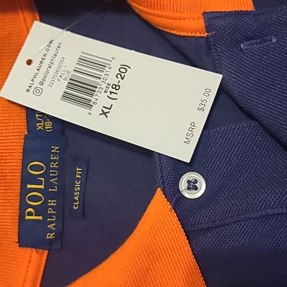 New Authentic Boys Polo Shirt - Picture 3 of 3